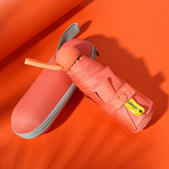 Women's handy UV protection folding umbrella Bowlift