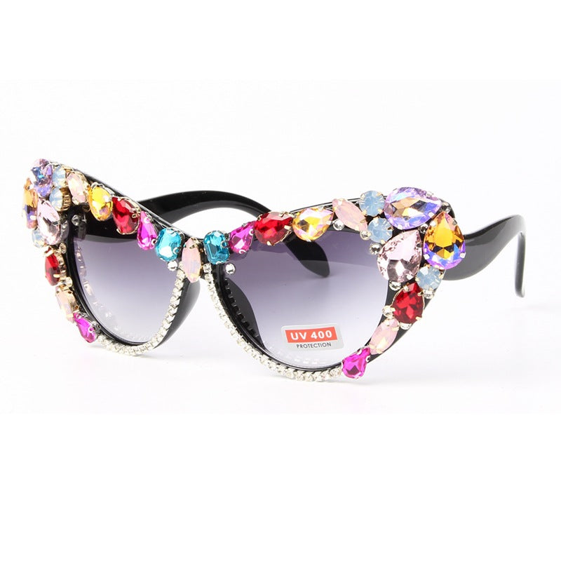 Women's designer sunglasses with sparkling crystal embellishments Bowlift