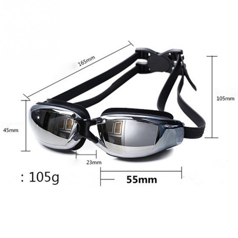 High-performance swimming goggles with anti-fog and UV protection Bowlift