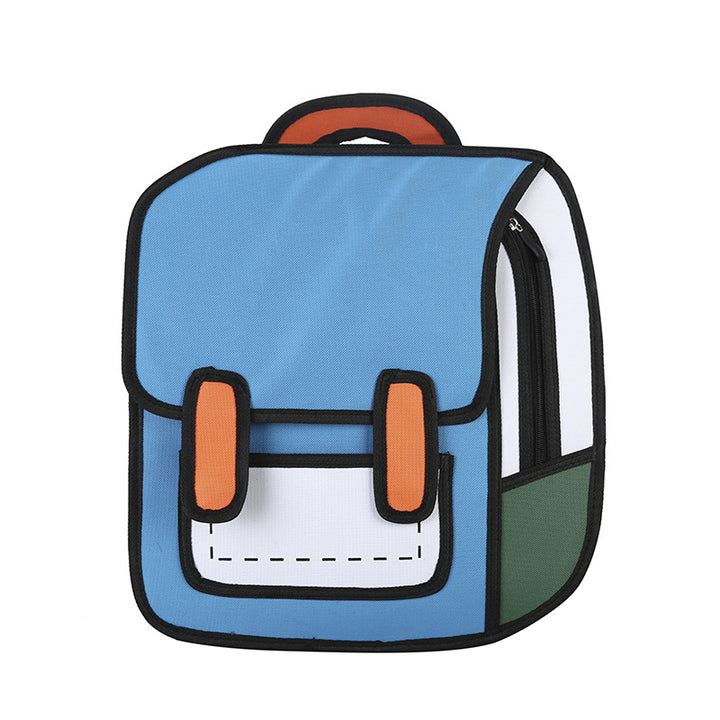 BowLift | Creative 2D Unisex Cartoon Backpack