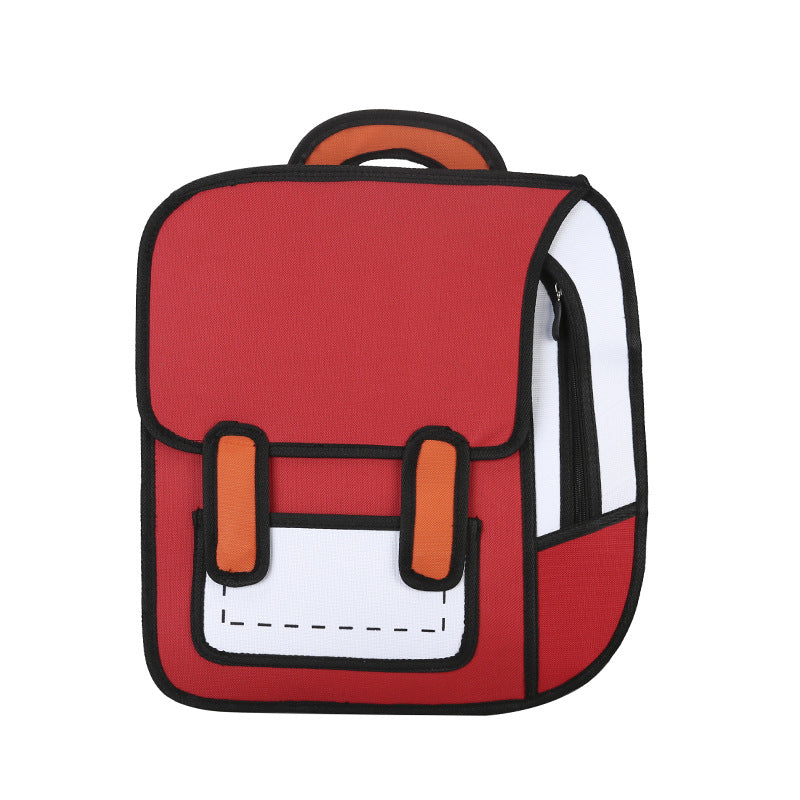 BowLift | Creative 2D Unisex Cartoon Backpack