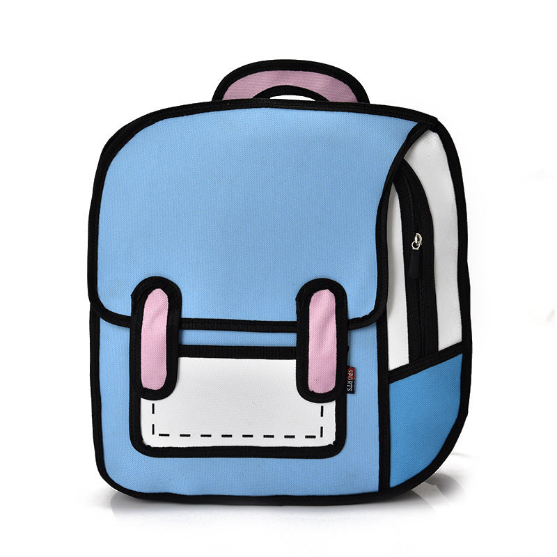 BowLift | Creative 2D Unisex Cartoon Backpack