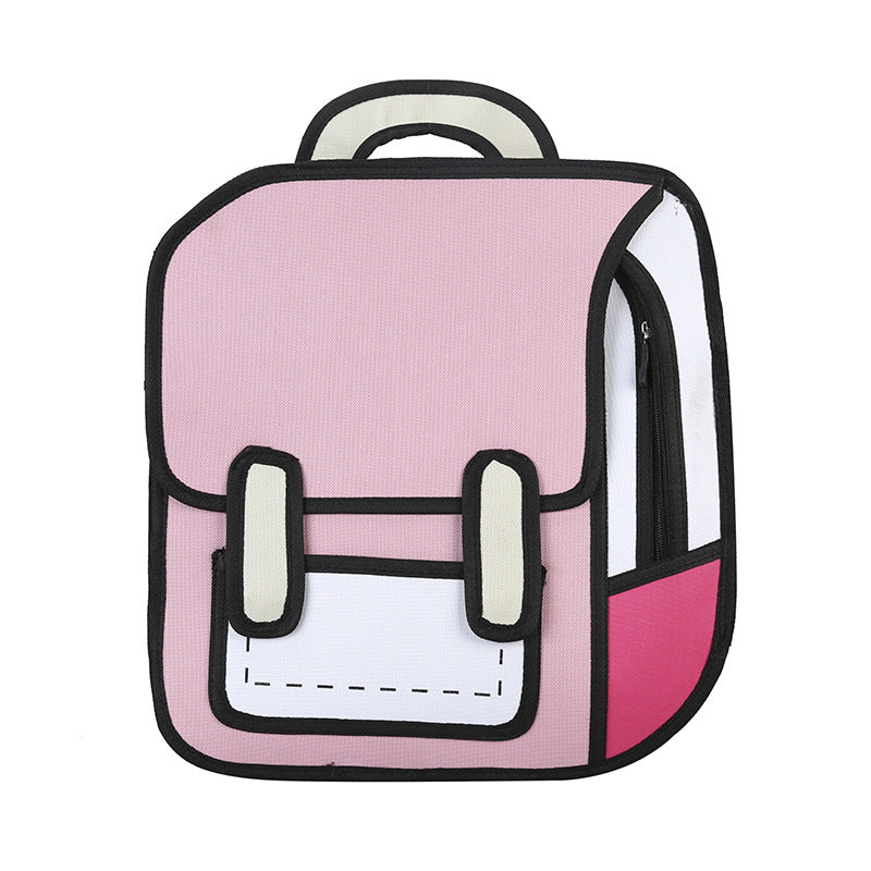 BowLift | Creative 2D Unisex Cartoon Backpack