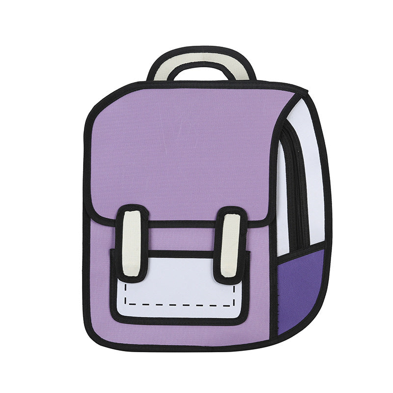 BowLift | Creative 2D Unisex Cartoon Backpack