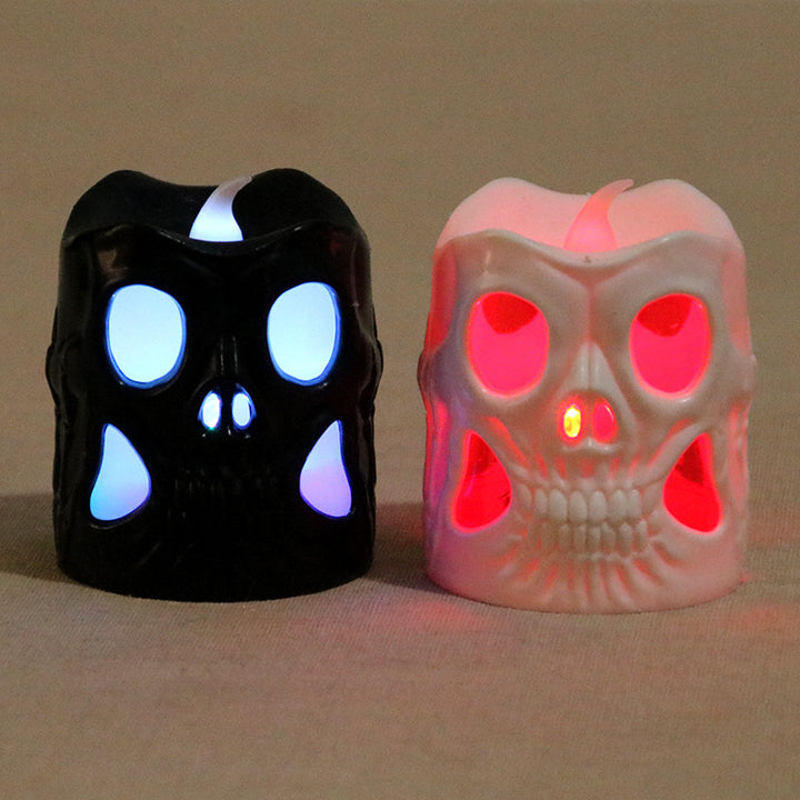 Decorative Skull Candle Bowlift