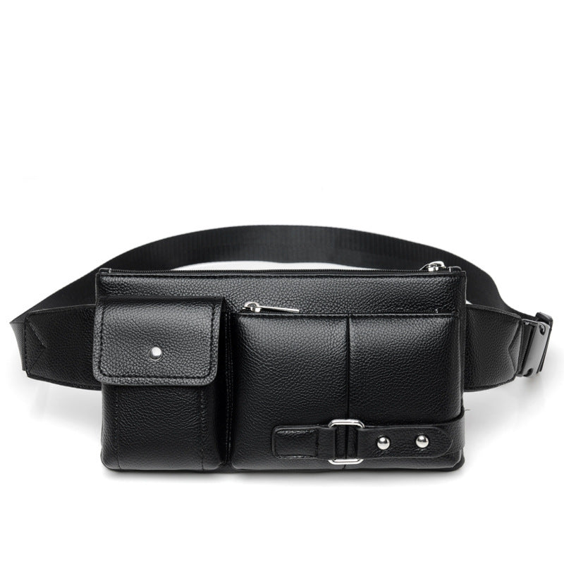 Multifunctional Leather Waist Bag Bowlift