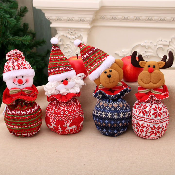 Festive Plush Bear Gift Bag Bowlift