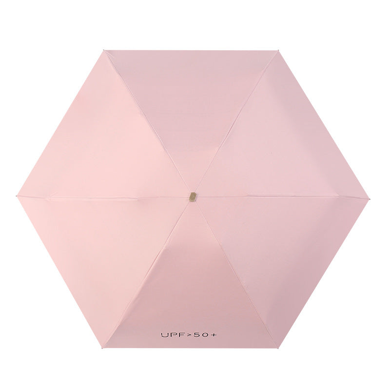 Women’s compact folding umbrella with wind resistance and protective cover Bowlift