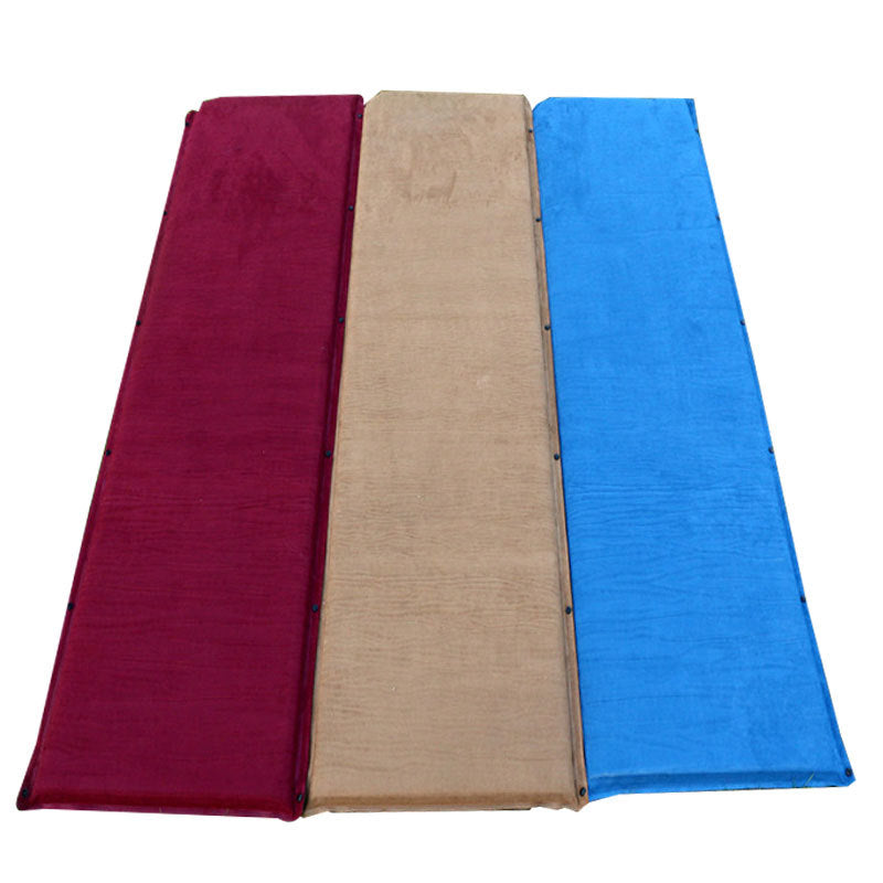 full-length camping sleeping pad with heavy-duty canvas cover and reinforced snap grommets Bowlift
