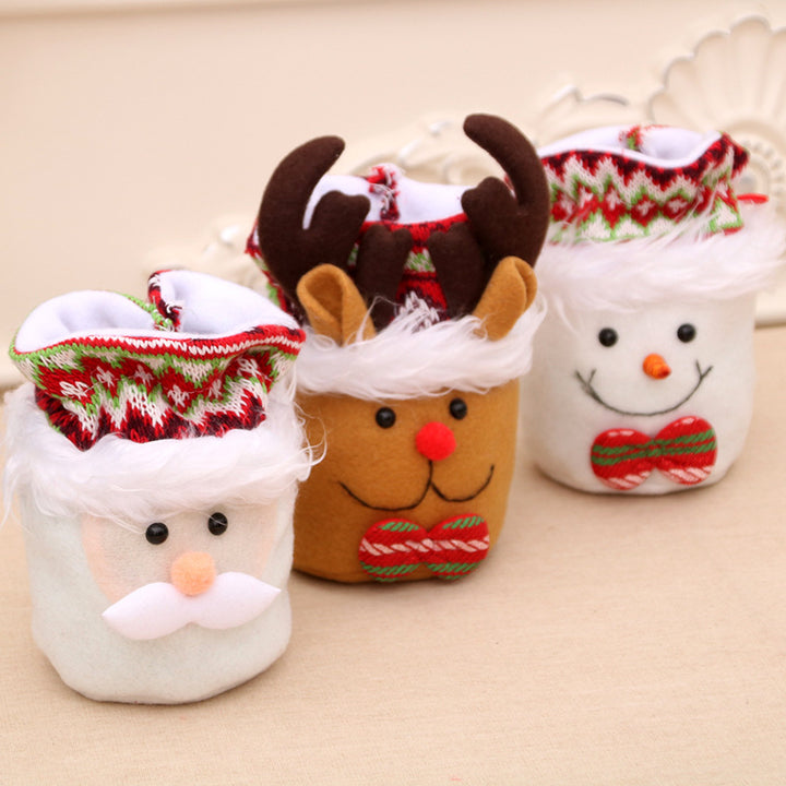 Decorative Santa-Themed Figurine Bowlift