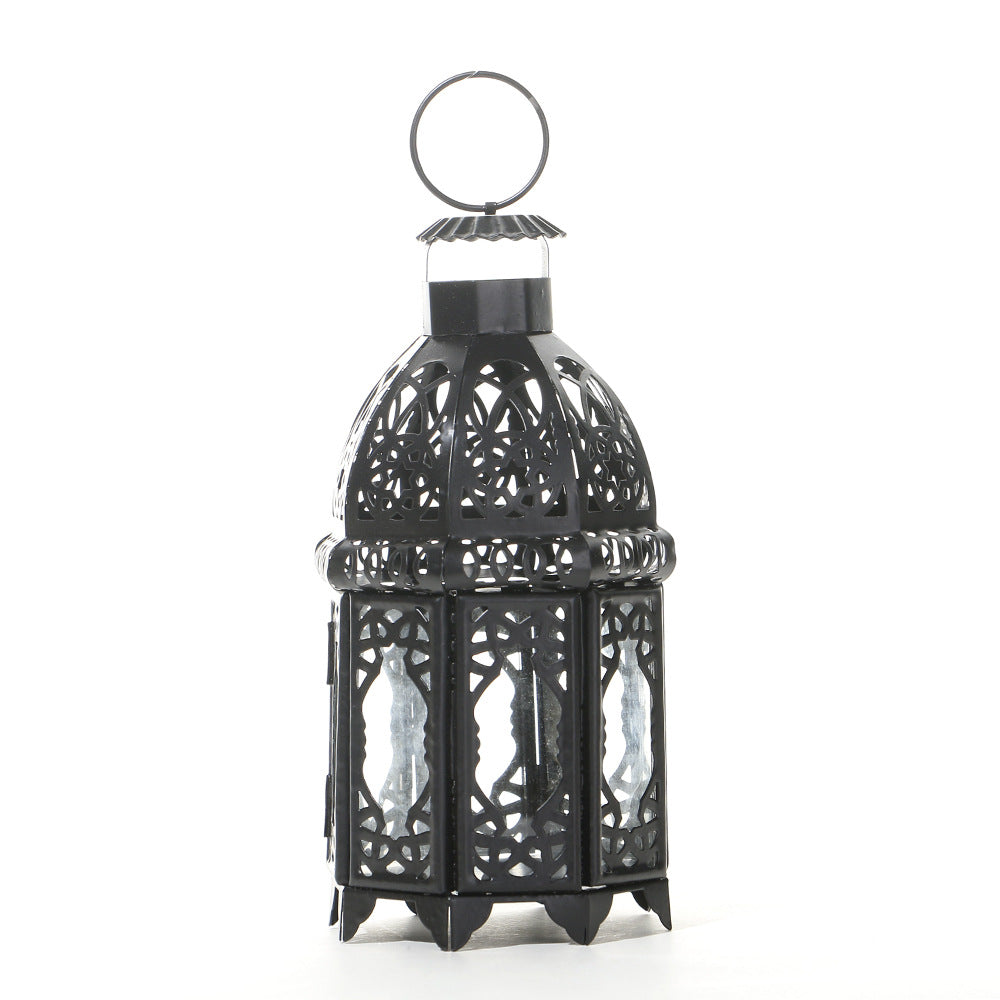 Handcrafted Dome-Top Filigree Metal Candle Lantern for Tealights and LED Candles Bowlift