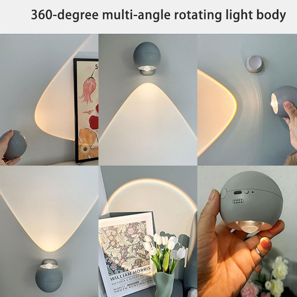 BowLift | Sunset Glow Wall Light — Rechargeable Dimmable Mood Lighting