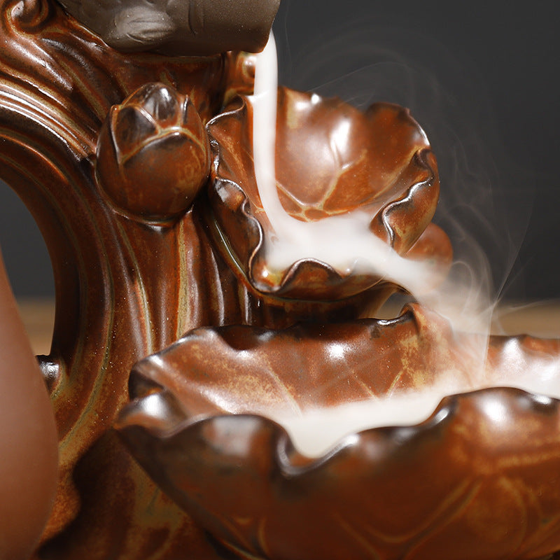 Decorative Waterfall Incense Burner