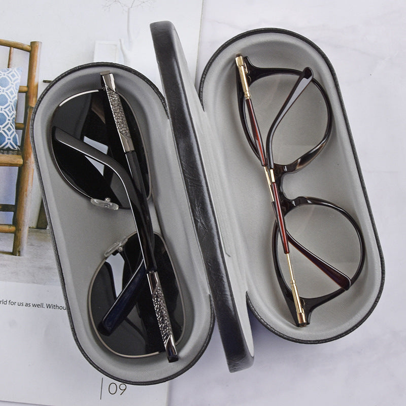 Protective Hard Shell Glasses Case with Plush Lined Interior and Snap Hinge Bowlift