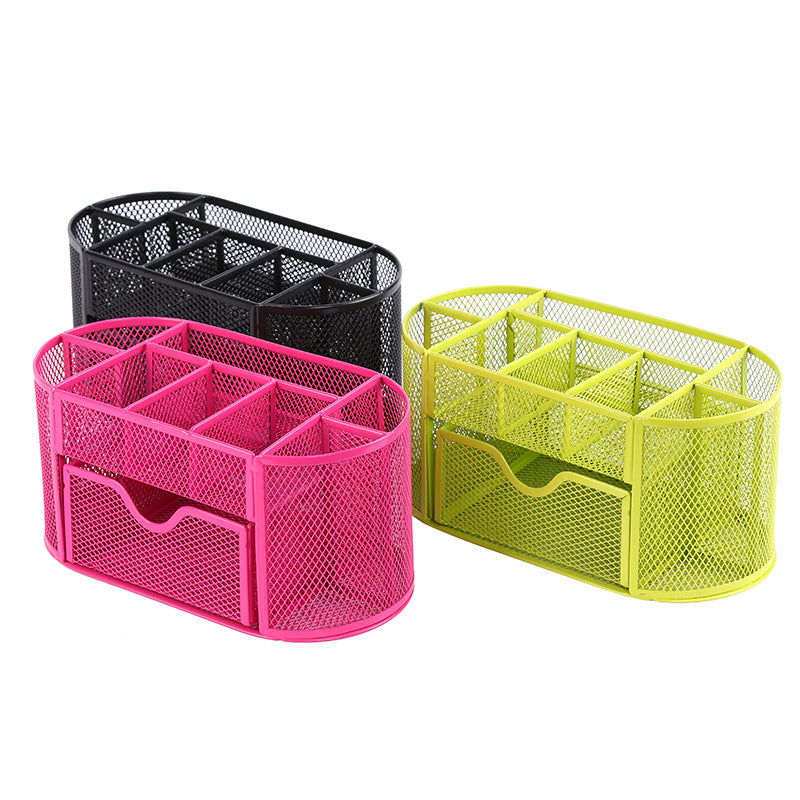 Mesh Desk Organizer with Drawer Bowlift