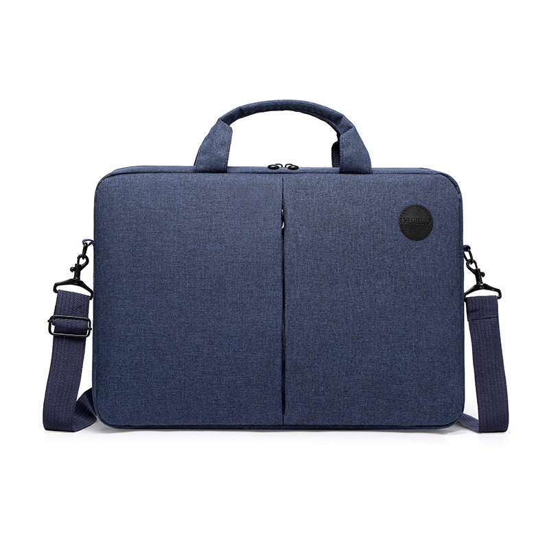 Padded Laptop Briefcase with Detachable Shoulder Strap and Front Organizer Bowlift