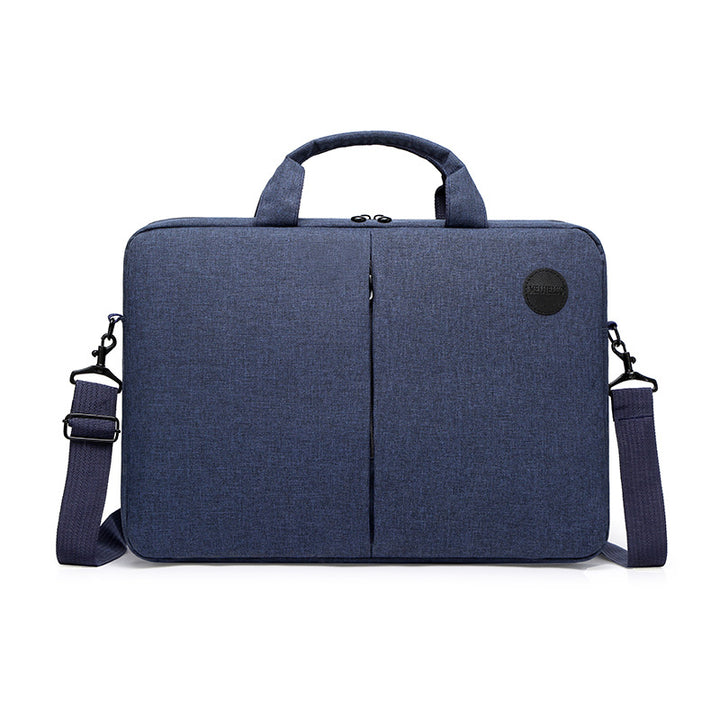 Padded Laptop Briefcase with Detachable Shoulder Strap and Front Organizer Bowlift