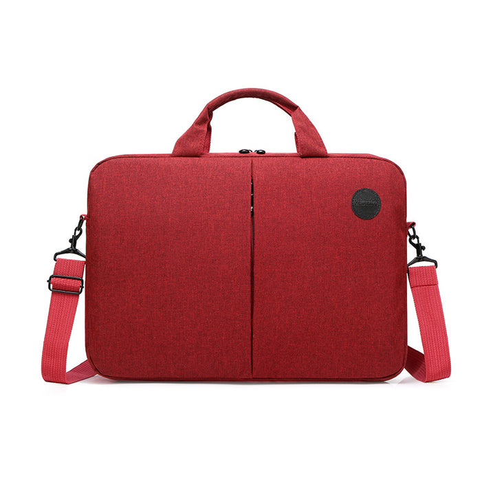 Padded Laptop Briefcase with Detachable Shoulder Strap and Front Organizer Bowlift