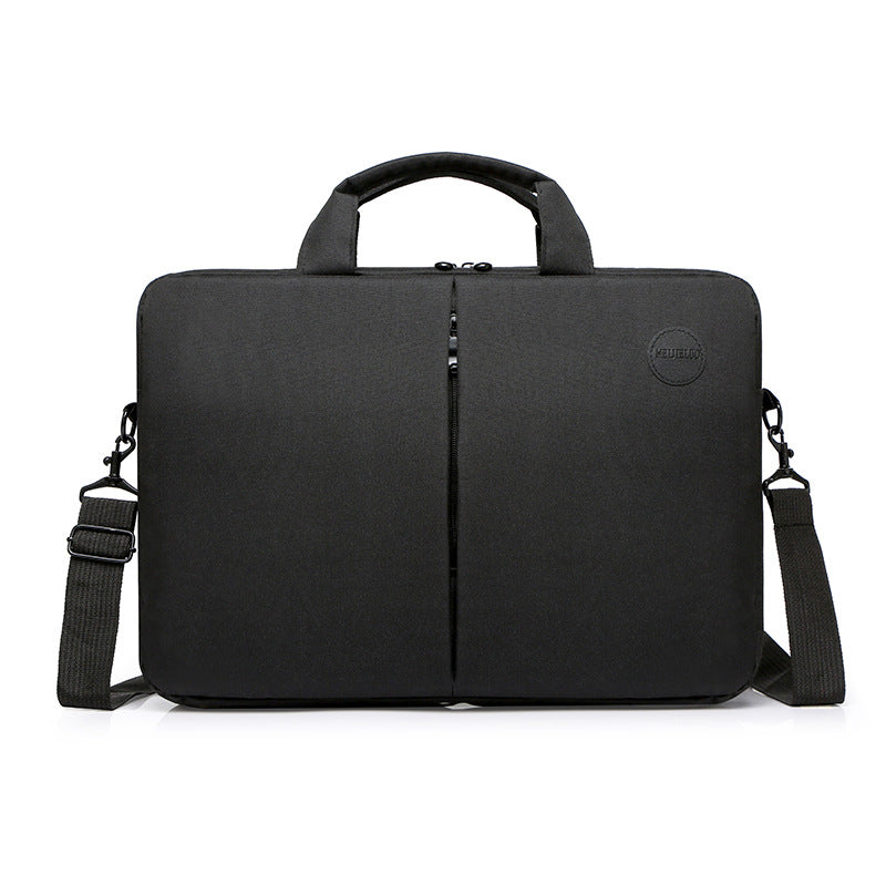 Padded Laptop Briefcase with Detachable Shoulder Strap and Front Organizer Bowlift