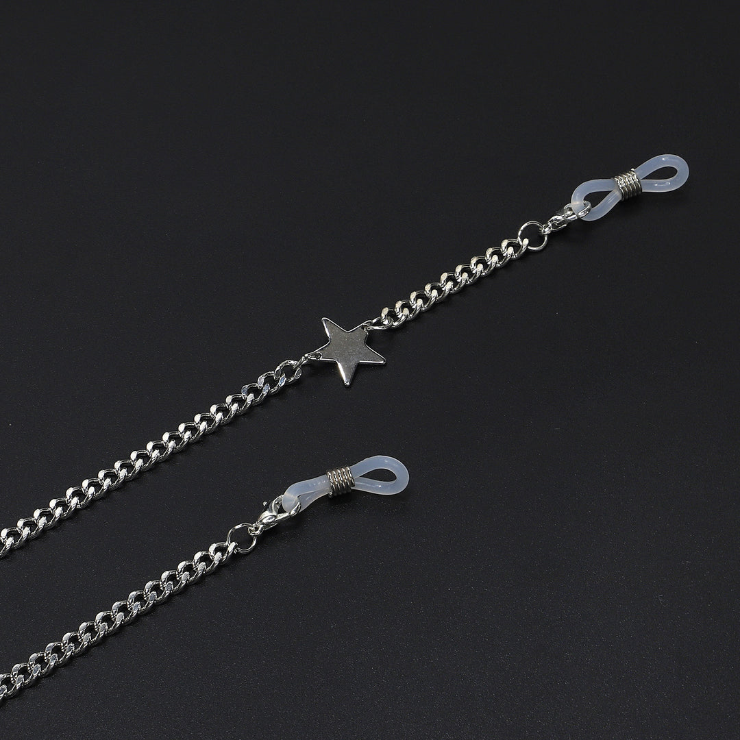 Star-Decorated Eyewear Chain Bowlift