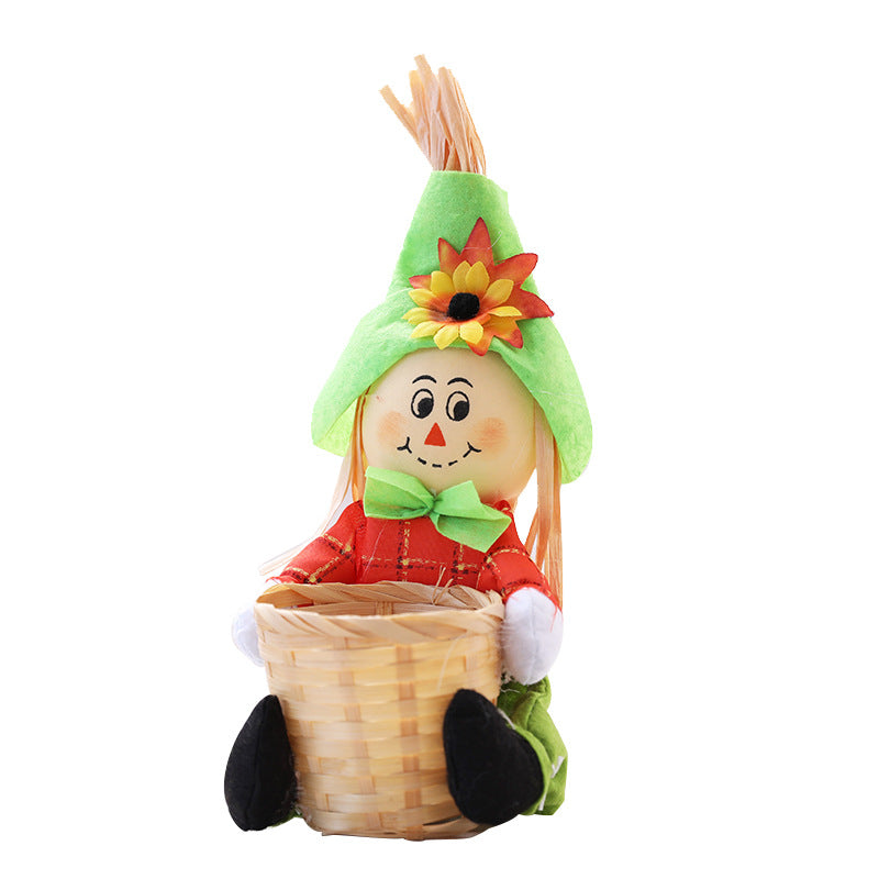 Decorative Harvest Scarecrow Doll