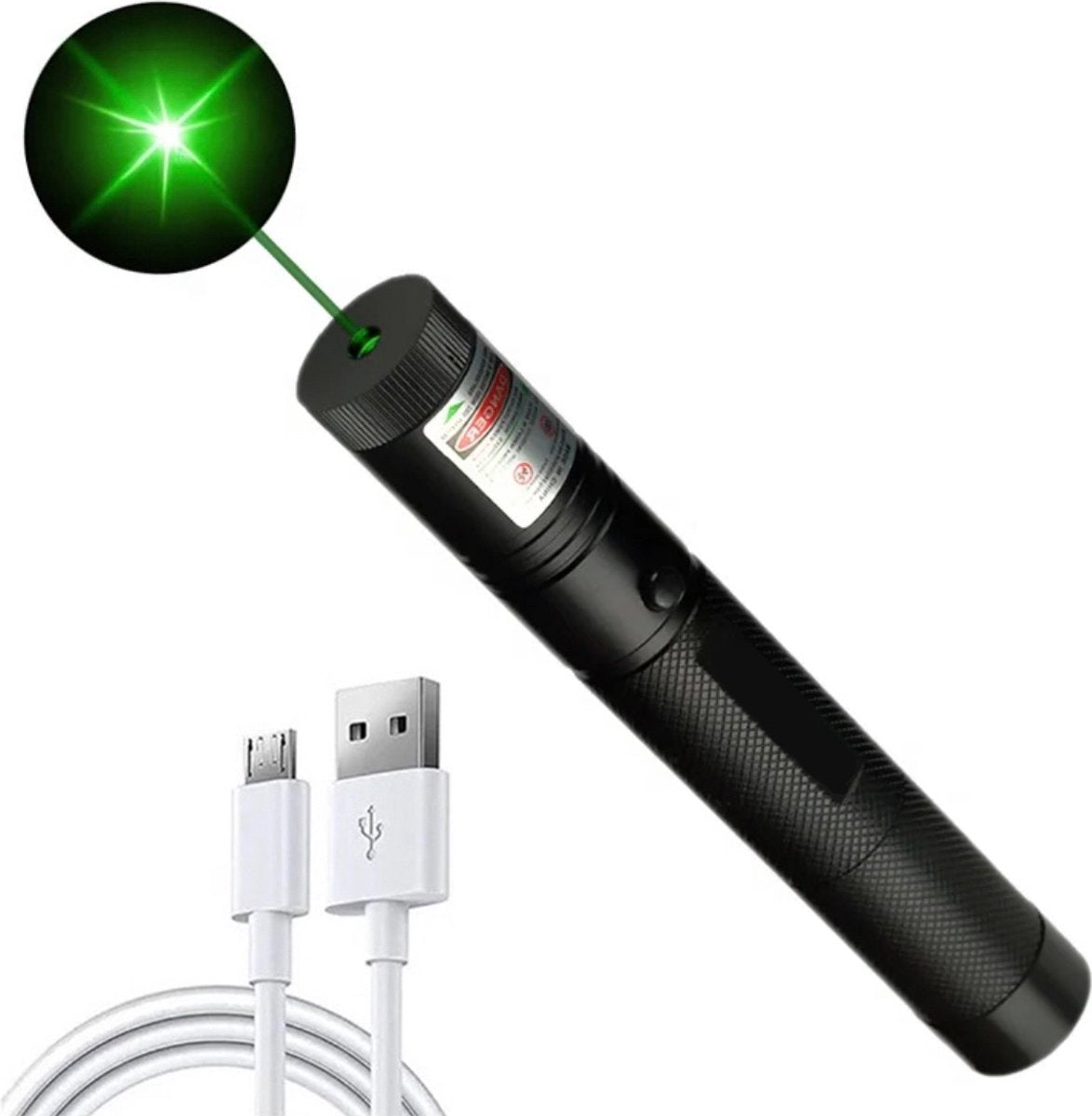 BowLift | Laser Pointer Rechargeable Green USB Metal Pen