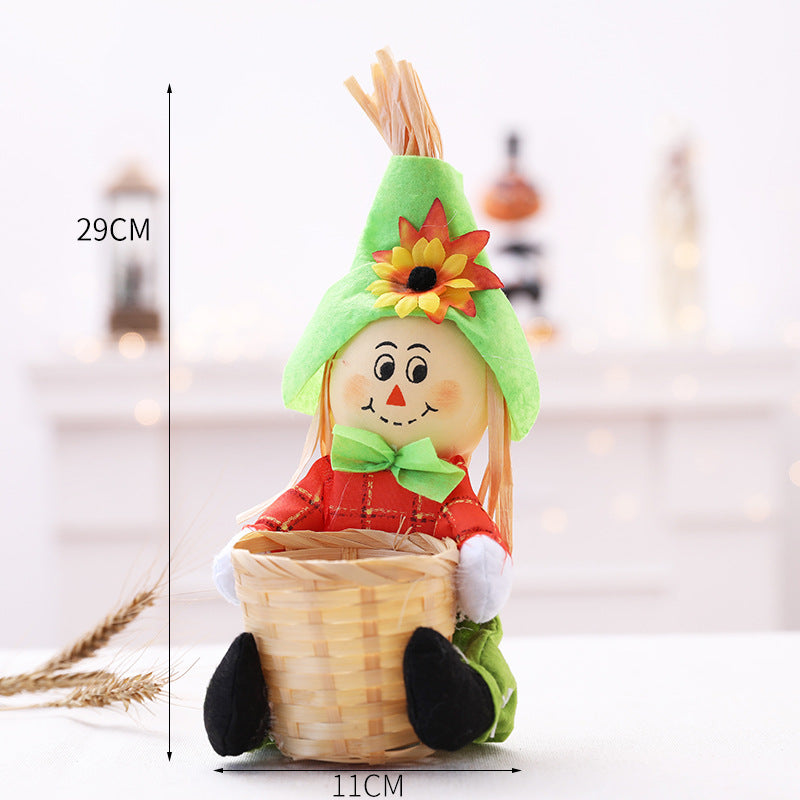 Decorative Harvest Scarecrow Doll