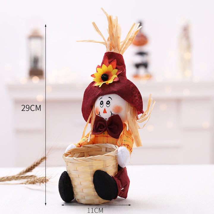 Decorative Harvest Scarecrow Doll