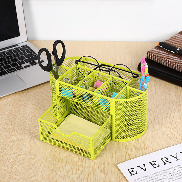 Mesh Desk Organizer with Drawer Bowlift