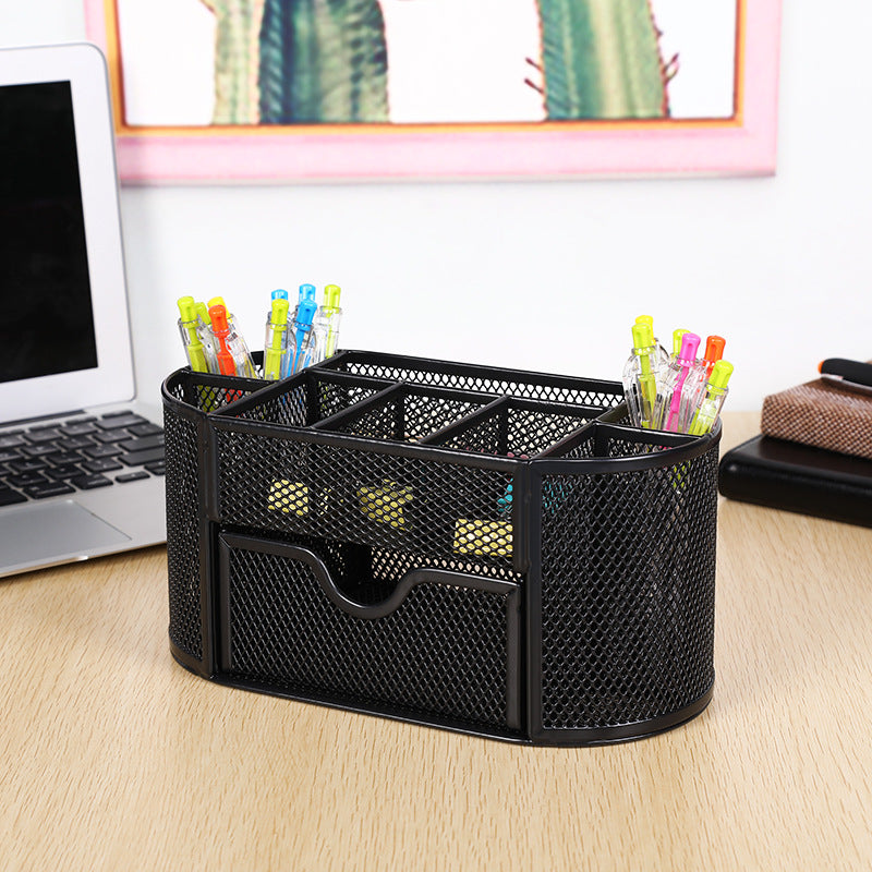 Mesh Desk Organizer with Drawer Bowlift
