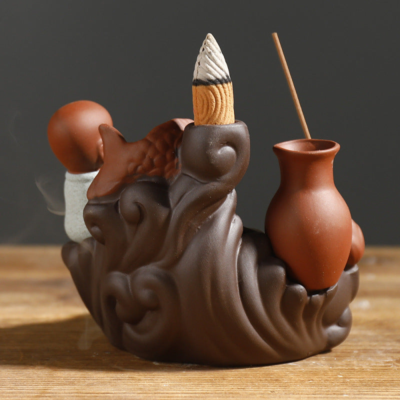 Decorative Zen Fountain Incense Holder