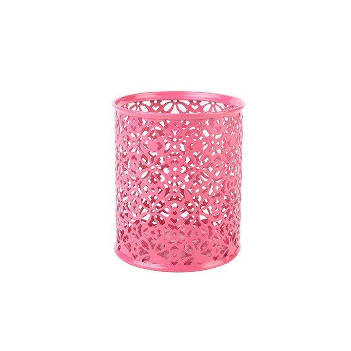 Floral Patterned Metal Pen Holder Bowlift
