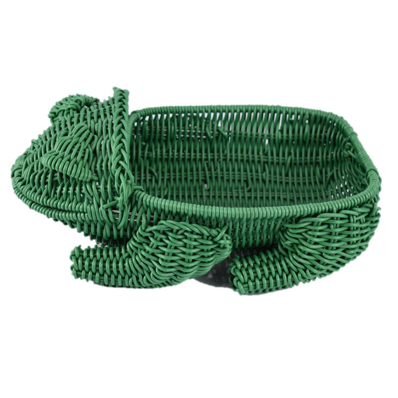 Cute Animal-Shaped Decorative Storage Basket Bowlift