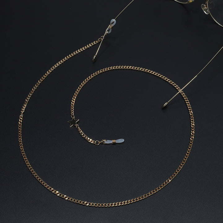Star-Decorated Eyewear Chain Bowlift