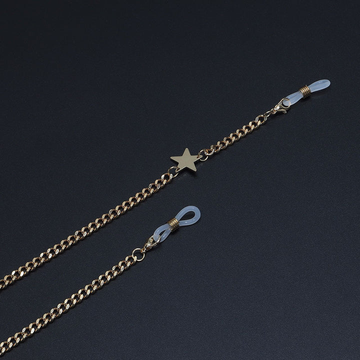 Star-Decorated Eyewear Chain Bowlift