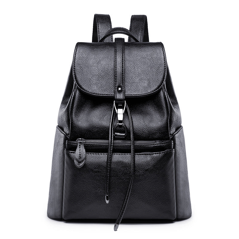 Elegant Structured Leather Backpack