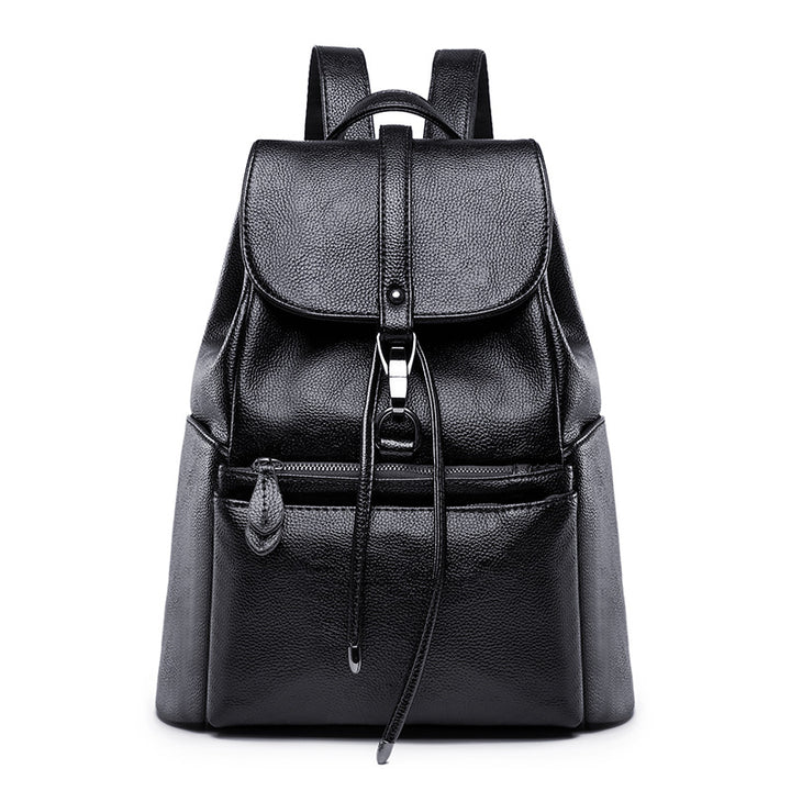 Elegant Structured Leather Backpack