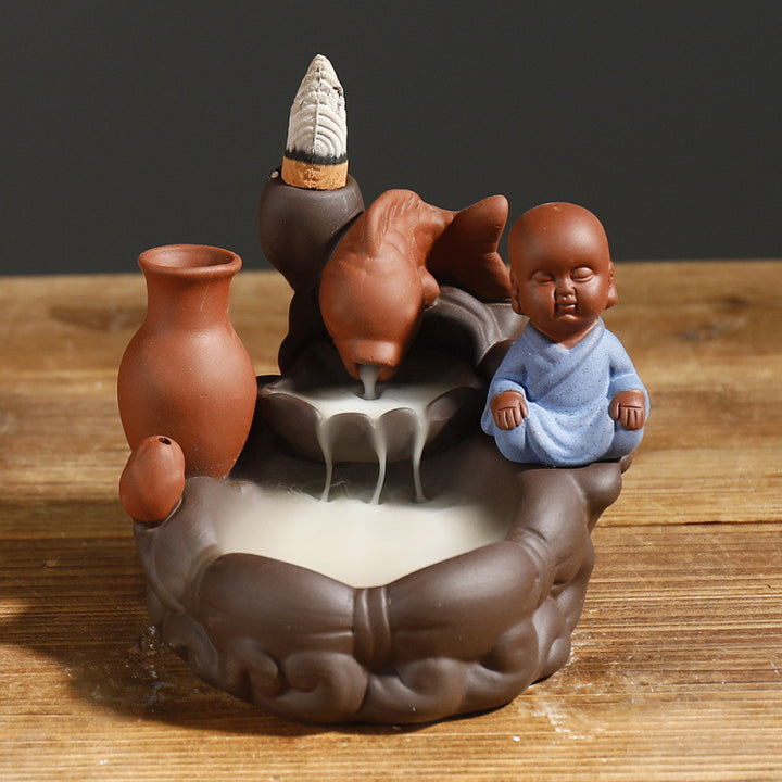 Decorative Zen Fountain Incense Holder