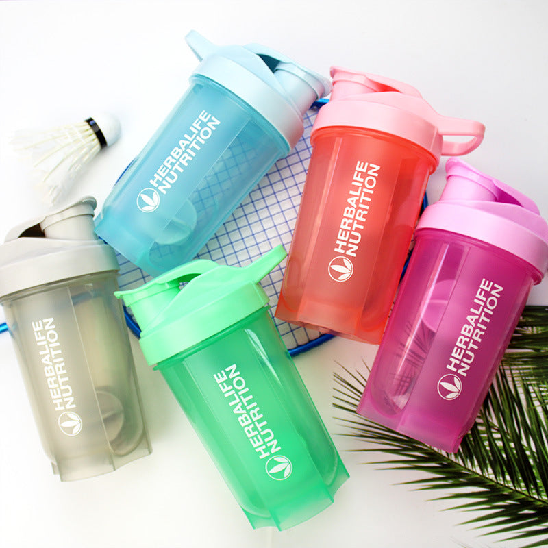 Unisex Colorful Shaker Bottle with Mixing Ball Bowlift