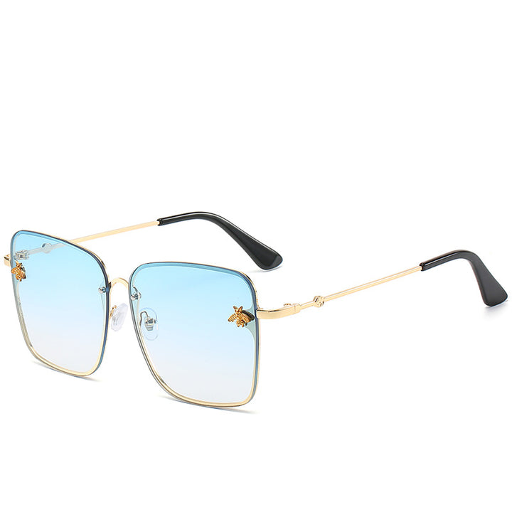 Luxury Oversized Geometric Frame Sunglasses Bowlift