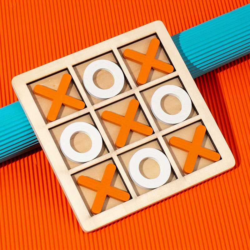 BowLift | Wooden Tic Tac Toe Kids Puzzle Game