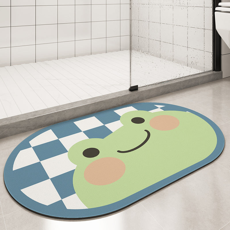 Cute Cartoon Bathroom Super Absorbent Quick Dry Mat | Bowlift