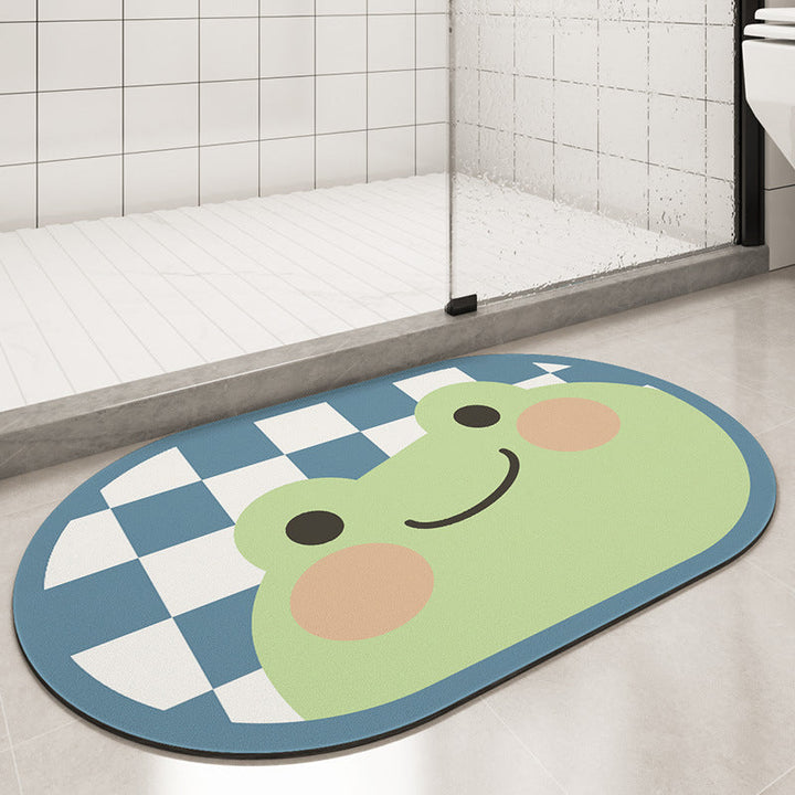 Cute Cartoon Bathroom Super Absorbent Quick Dry Mat | Bowlift