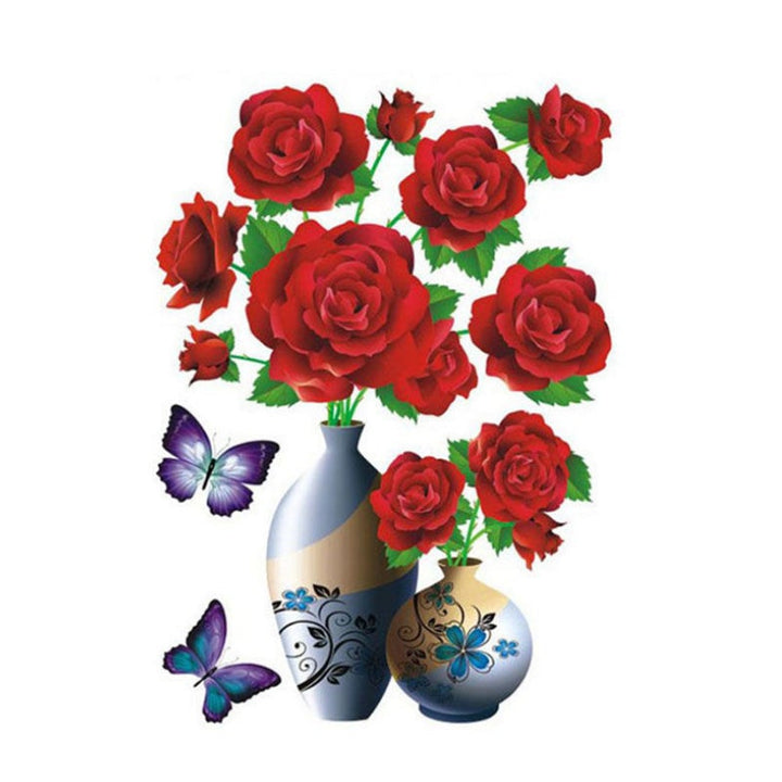 DIY Plant Vase 3D Stereo Stickers Self-Adhesive | Bowlift