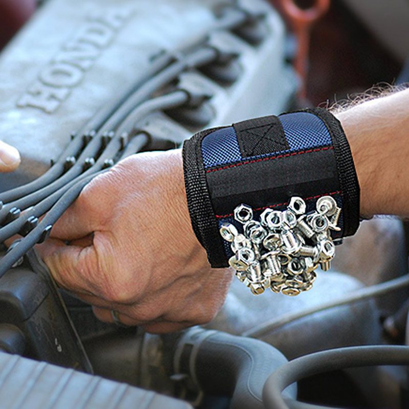 BowLift | Magnetic Tool Holder Bracelet for Screws and Nails