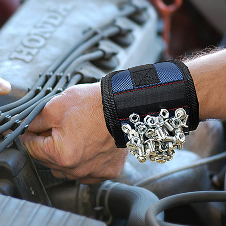 BowLift | Magnetic Tool Holder Bracelet for Screws and Nails