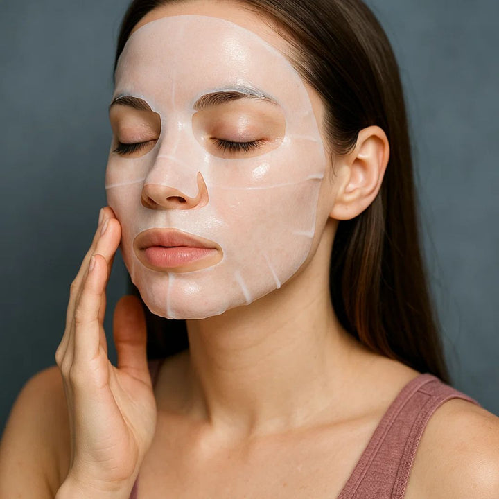 Dermaglow | Collagen Sheet Mask – Overnight Hydration – Hydrogel – Mature & Dry Skin Bowlift