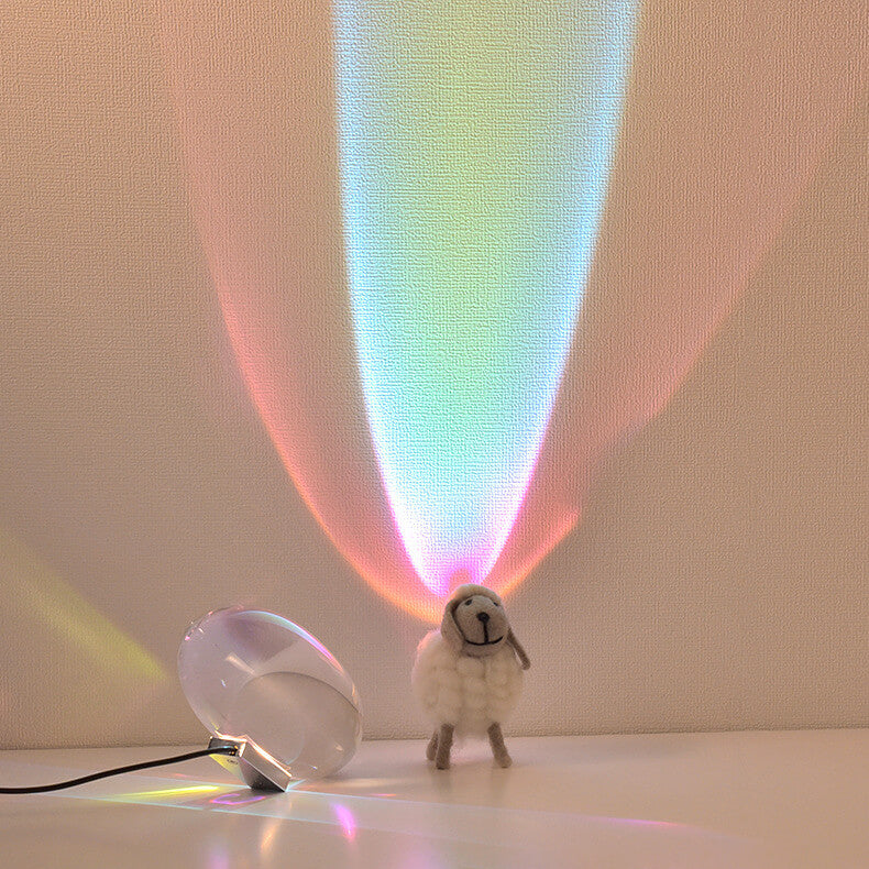 BowLift | Creative Crystal Projection Angel Eyes LED Table Lamp