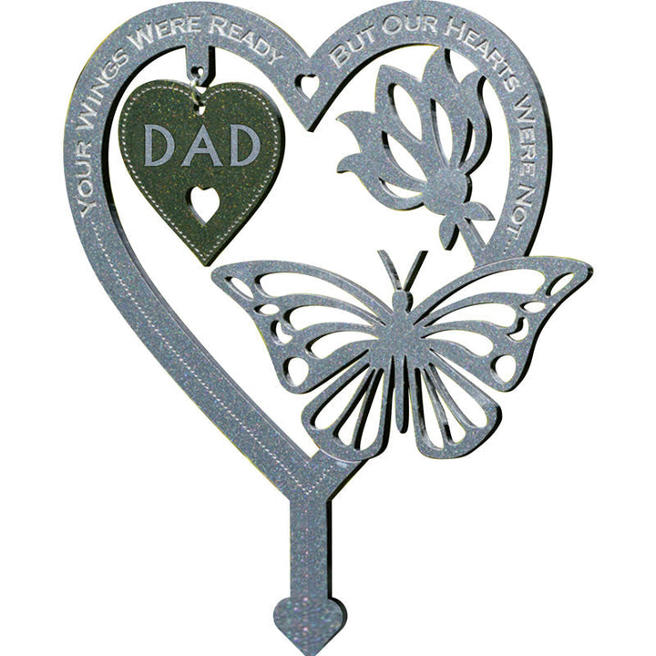 Memorial Gift Butterfly Ornament - Garden Memorial Plaque | Bowlift