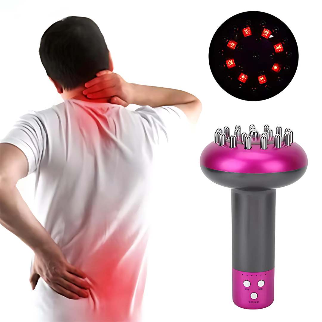 LumiSculpt Electric Cellulite Meridian Brush Massager | Skin Firming Device - Lymphatic Drainage and Muscle Relaxation for Home Use Bowlift